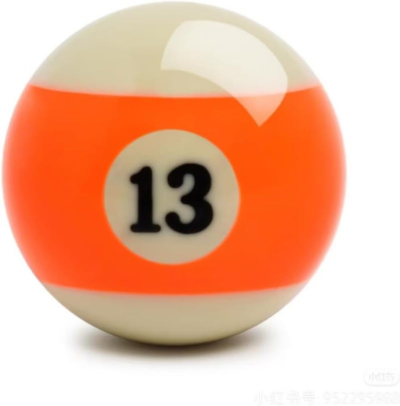 Ovewibi Replacement Billiards Ball Set, 1-1/2" Mini Size, 1.5 Inch, Replacement Balls with Cue Ball & Billiard #8 Ball, Billiards Ball Accessories - Image 1